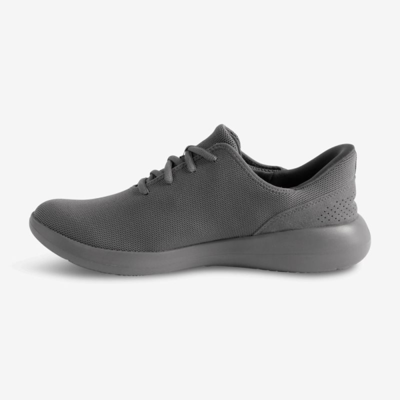 Basket Kizik Madrid Eco Knit Homme Grise Foncé | BCCS5582
