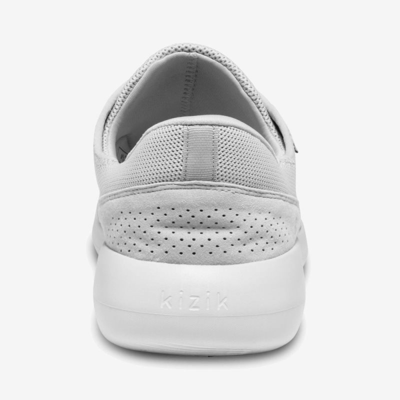 Basket Kizik Madrid Eco Knit Homme Grise | KHHV5919