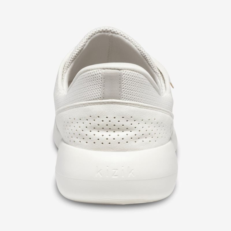 Basket Kizik Madrid Eco Knit Homme Marshmallow | LLAG1205