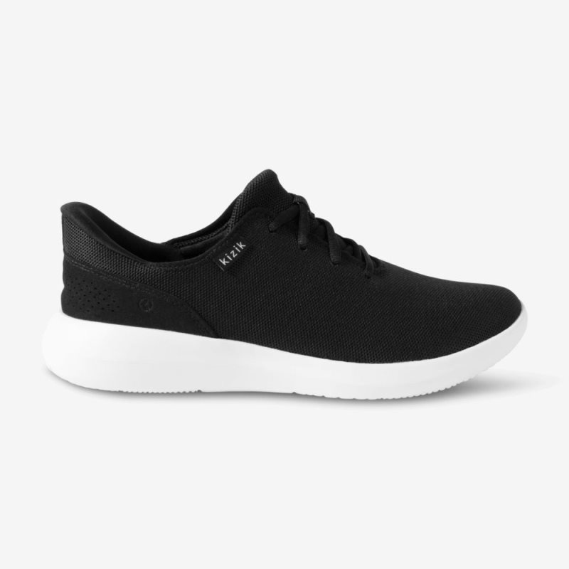Basket Kizik Madrid Eco Knit Homme Noir | BLLX8996