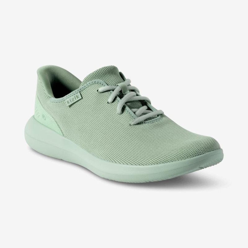 Basket Kizik Madrid Eco Knit Homme Vert Olive | VHGI2069