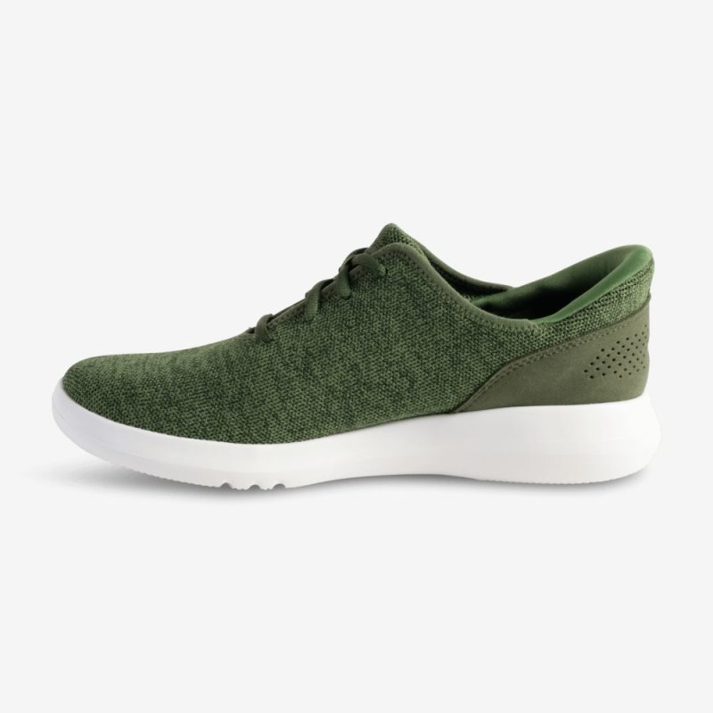 Basket Kizik Madrid Eco Knit Homme Vert Olive | IOJJ6688